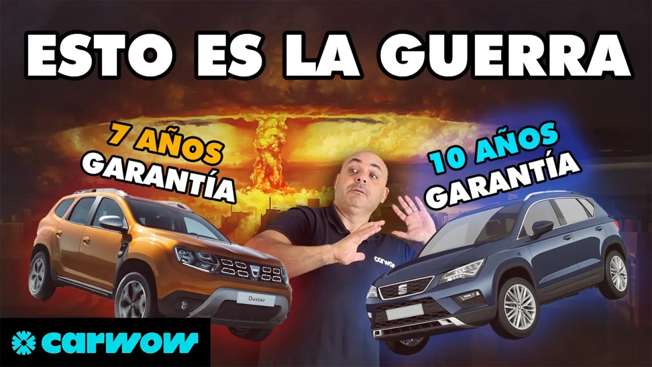 ¡ESTO ES LA GUERRA! DACIA AMPLÍA a 7 AÑOS de GARANTIA: SEAT a 10 AÑOS ¿y TOYOTA 15? QUÉ ESTÁ PASANDO