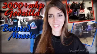 2000whp GTR vs Big Turbo Muscle on the Dyno! // Vlog Series 031