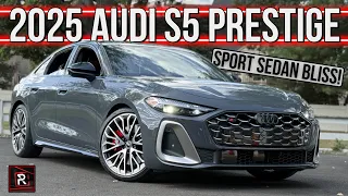 The 2025 Audi S5 Prestige Is A Well Balanced Sporty Turbo V6 AWD 4-Door Sports Sedan