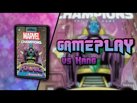 Marvel Champions Kang vs Quicksilver & Scarlet Witch Gameplay | Fantasy Flight Games