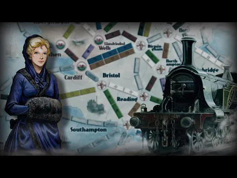 Ticket to Ride Board Game Atmosphere Music (United Kingdom Theme with Ambient Sound)
