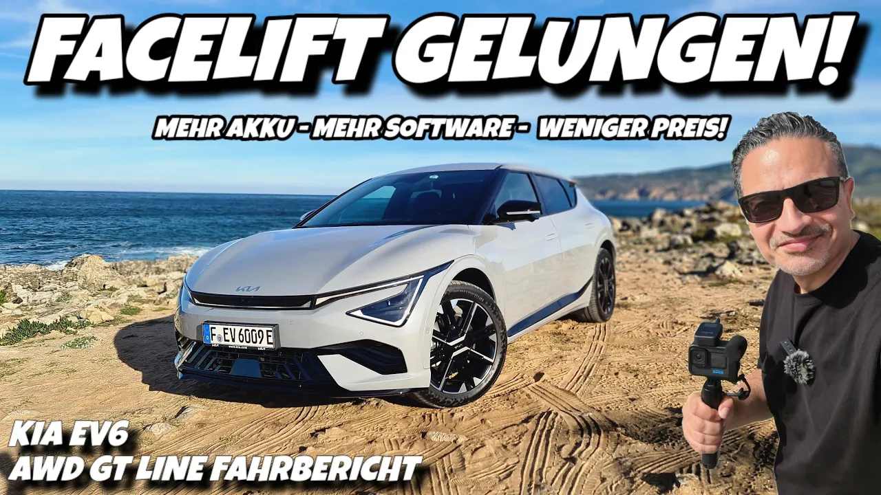 Kostet weniger und kommt weiter! Kia EV6 AWD GT Line Facelift Fahrbericht! #kiaev6 #ev