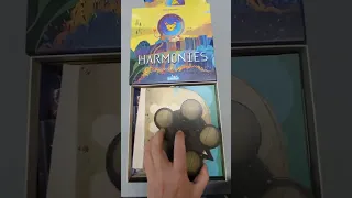 I Bought Harmonies Just For The Art… Mistake? #unboxing in 18 seconds #shorts #boardgames