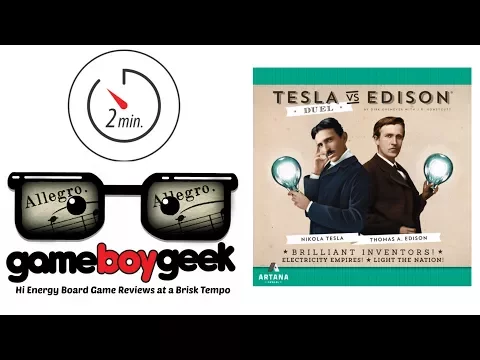 Tesla Vs Edison: Duel (Allegro 2-min) Review with the Game Boy Geek