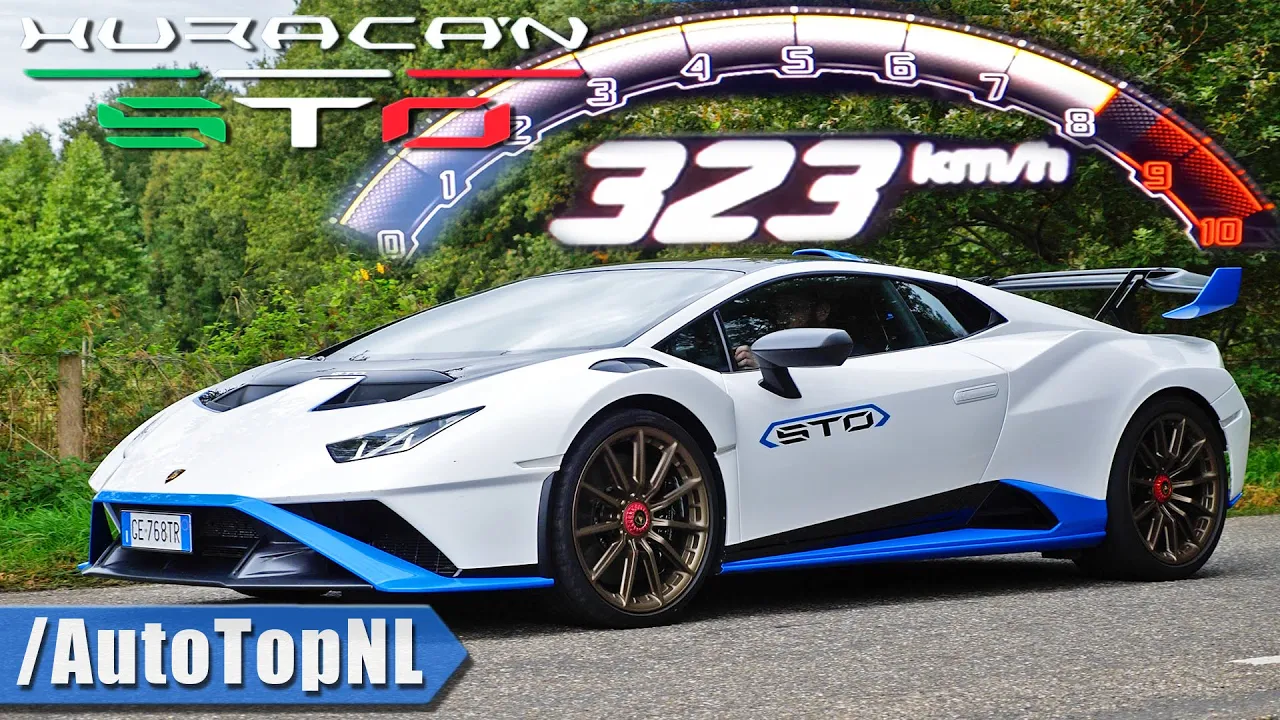 LAMBORGHINI Huracan STO | 0-323KM/H *INSANE FLYBY SOUND* by AutoTopNL