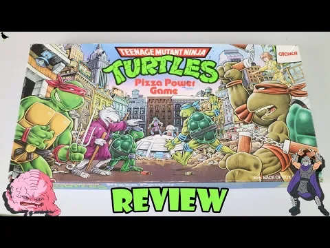Teenage Mutant Ninja Turtles Pizza Power Board Game Review | Board Game Night