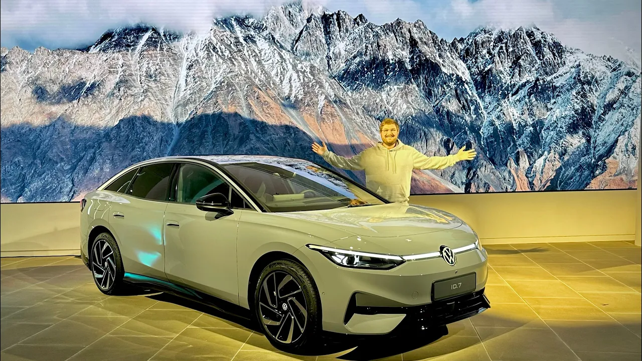 This Is The New Volkswagen ID.7! My Tour Of MEB’s Improved Software, Powertrain, And Interior