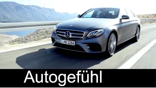 2017 All-new Mercedes E-Class neue E-Klasse Exterior Interior Remote Parking Pilot - Autogefühl