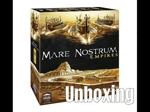 Unboxing of Mare Nostrum: Empires board game
