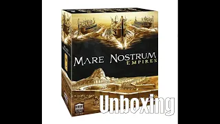 Unboxing of Mare Nostrum: Empires board game