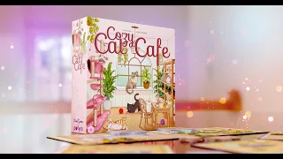 Cozy Cat Cafe Board Game Trailer (cozy mid-weight fun easy to learn boardgame)