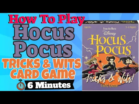 How To Play Hocus Pocus Tricks & Wits Card Game