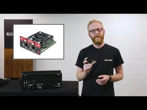 Product video thumbnail for Allen &amp; Heath Dante Audio Interface Module