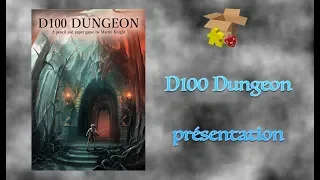 D100 Dungeon Introduction et création de personnage