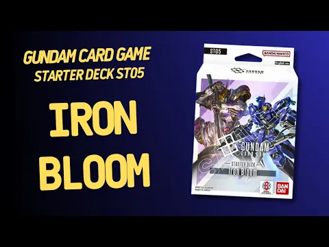 Gundam Card Game Starter Deck ST05 Iron Bloom | Inside with João Ricardo Ep841