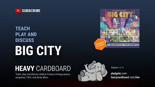 Big City 3p Teaching & Play-through by Heavy Cardboard