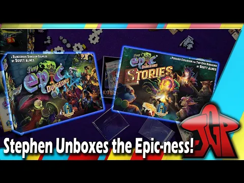 Just Got Played Undressed: Tiny Epic Dungeons Deluxe Edition with Stories Expansion Unboxing