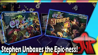Just Got Played Undressed: Tiny Epic Dungeons Deluxe Edition with Stories Expansion Unboxing