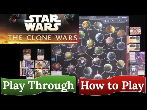 Star Wars: The Clone Wars - SOLO Play Through & How to Play