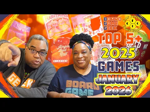 Top 5+ Games for January 2026 - Top 5's w/ Our Family Plays Games