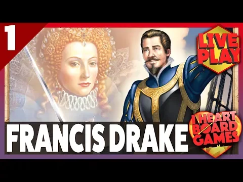 Francis Drake, from Kayal Games, by Peter Hawes | Live Play | Session 1, 4 Players