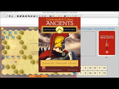 Commands & Colors: Ancients - 605 Thermopylae - Grand Overview