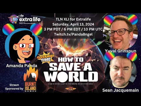 Live Teach & Playthroughl | How to Save a World from Burnt Island Games (KS Preview) | Twitch VOD