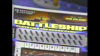 Kentucky Lottery NEW $2 Battleship Scratch Off Commercials 1999