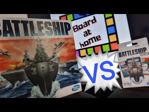 Board At Home Plays: ORIGINAL VS REMAKE Battleship