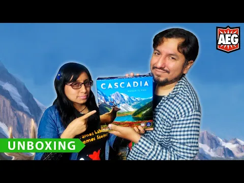 Unboxing CASCADIA | Abriendo la caja | Juego de mesa ALDERAC || Aventureros Lúdicos