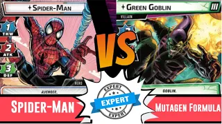 Marvel Champions | Spiderman | Vs Expert Mutagen Formula | True Solo | Protection | Green Goblin |