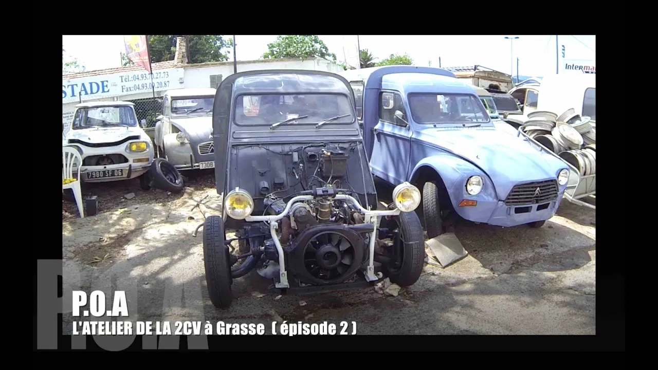 L'atelier de la 2CV à Grasse (2/3)