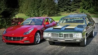 1970 Oldsmobile Cruiser vs 2012 Ferrari FF - Generation Gap: Family Cruisers