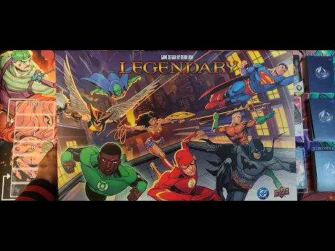 Legendary: A DC Deck Building Game | Solo Playthrough | Teen Titans vs Deathstroke