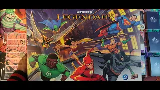 Legendary: A DC Deck Building Game | Solo Playthrough | Teen Titans vs Deathstroke
