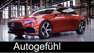 Mercedes A-Class Sedan Concept A-Klasse Limousine - Preview
