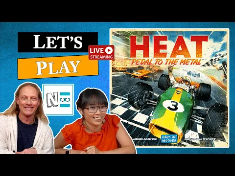 Let's Play HEAT: PEDAL TO THE METAL - Live Board Game Playthrough & Review e159