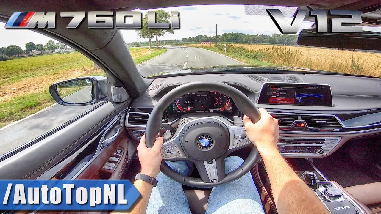 2020 BMW 7 Series M760Li 6.6 V12 BiTurbo POV Test Drive by AutoTopNL