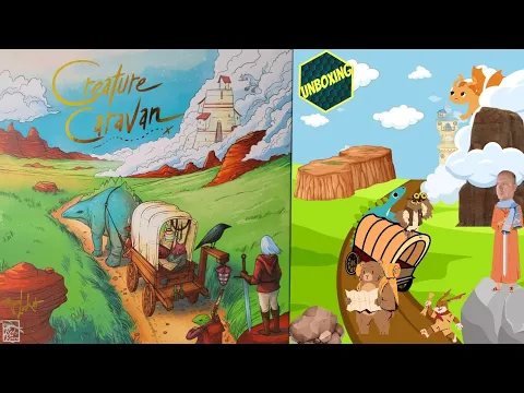 Creature Caravan Deluxe Edition - A Boardgamechuck Unboxing