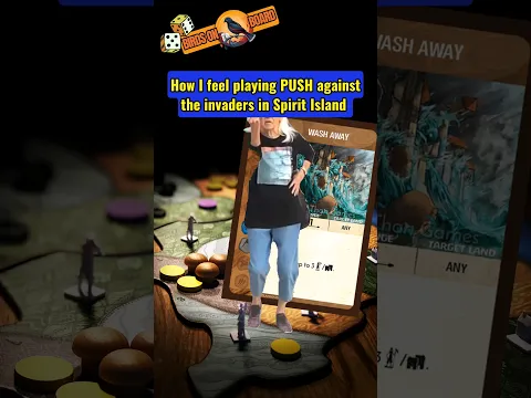 How I feel playing Push in #SpiritIsland #boardgames #boardgamers