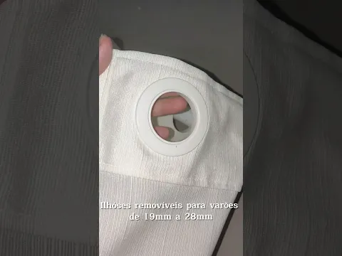 Cortina Deco Ateliêr Namedi Varão tradicional 2 Folhas 5,40x2,60m Branco