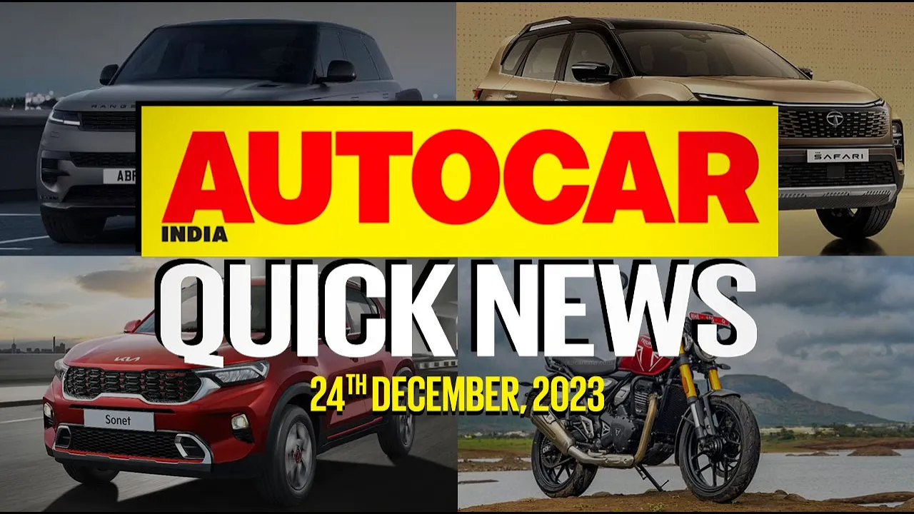 Tata Safari Bharat NCAP, new Range Rover trims, Triumph Speed 400 price | News | Autocar India