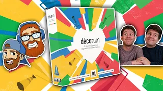 Decorum (Floodgate Games) w/Ilya & Tylor of Kovray (4-Player Gameplay)