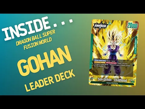 Inside…Gohan Leader Deck - Fusion World - Dragon Ball Super Card Game (4K 60fps)