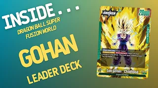 Inside…Gohan Leader Deck - Fusion World - Dragon Ball Super Card Game (4K 60fps)