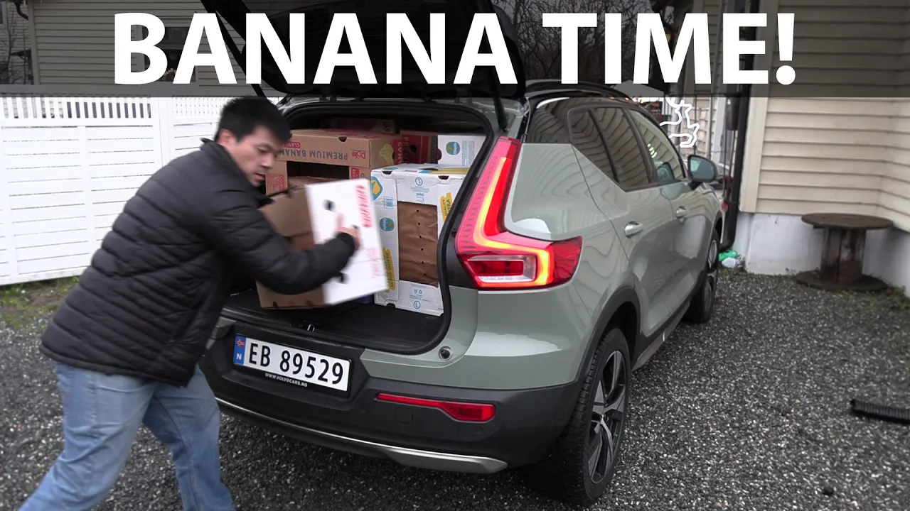 Volvo XC40 banana box test