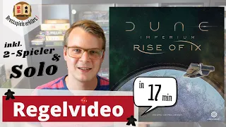 Dune Imperium: Rise of Ix (inkl. 2-Spieler & Solo Modus) [Regelerklärung - Aufbau - Anleitung]