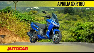 2020 Aprilia SXR 160 review - Maxi impact | First Ride | Autocar India