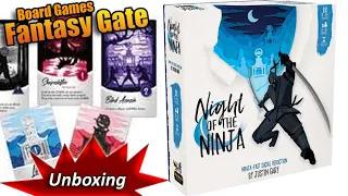 Hands Only - Unboxing | Night of the ninja (2021) | Boardgame - Brettspiel