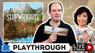 Shipwrights of the North Sea Redux - Live Playthrough Board Game and Giveaway